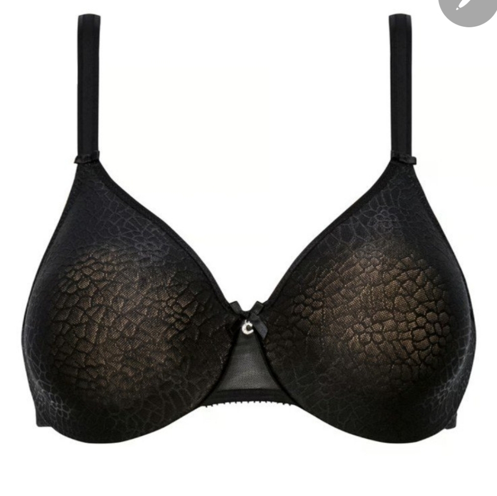 ❤️ Chantelle Magnifique Seamless Unlined Minimizer black 42 D Bra